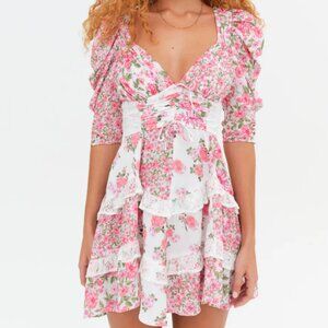 For Love and Lemons Rosalyn Mini Dress